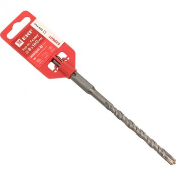 Бур по бетону EKF EXPERT SDS-plus 8х160 мм (4 резца) (4S спираль) Бур по бетону EKF EXPERT SDS-plus 8х160 мм (4 резца) (4S спираль)
