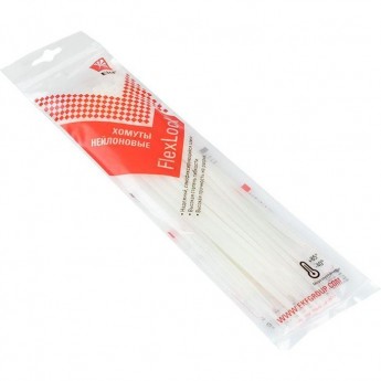 Хомут EKF PROXIMA P6.6 3.6х200 FlexLock стандартный бел. (уп.100шт)