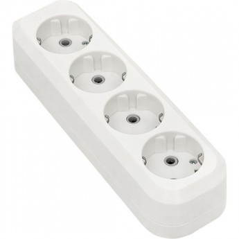 Колодка EKF 4 гнезда с заземлением 16А Эксперт