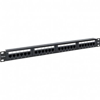 Патч-панель EKF TERACOM 19'' Cat.5E 1U неэкранированная UTP 24 порта RJ-45 110 IDC с органайзером Патч-панель EKF TERACOM 19'' Cat.5E 1U неэкранированная UTP 24 порта RJ-45 110 IDC с органайзером