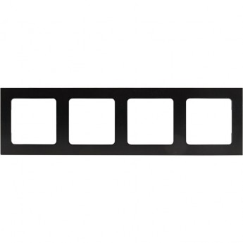Рамка 4-местная EKF PROXIMA СТОГКОЛЬМ металлическая черная Рамка 4-местная EKF PROXIMA СТОГКОЛЬМ металлическая черная