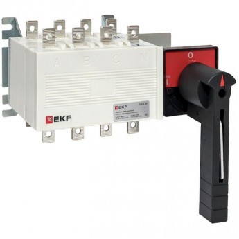 Рубильник-переключатель EKF 100A 4P c рукояткой управления для прямой установки PowerSwitch