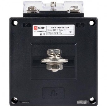 Трансформатор тока EKF ТТЕ-А 150/5А 0.5 5В.А Трансформатор тока EKF ТТЕ-А 150/5А 0.5 5В.А