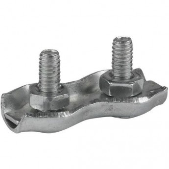 Зажим для троса EKF zdtd-3 двойной Duplex (3мм) Зажим для троса EKF zdtd-3 двойной Duplex (3мм)